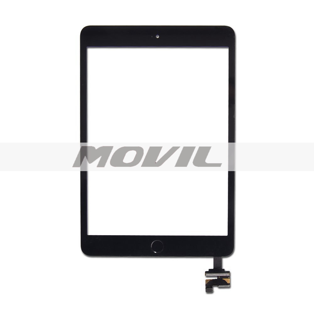 iPad Mini 3 Touch Panel + Home Button + IC + Adhesive Universal Buying Touch Screen Digitizer Outer Glass Panel Complete Assembly